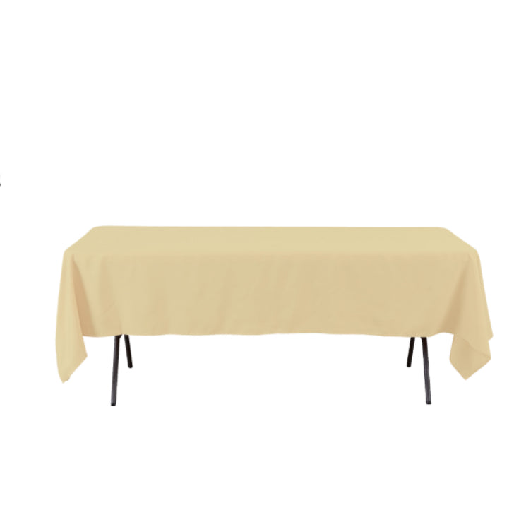 RECTANGLE POLYESTER TABLE COVER’S 60" X 102”