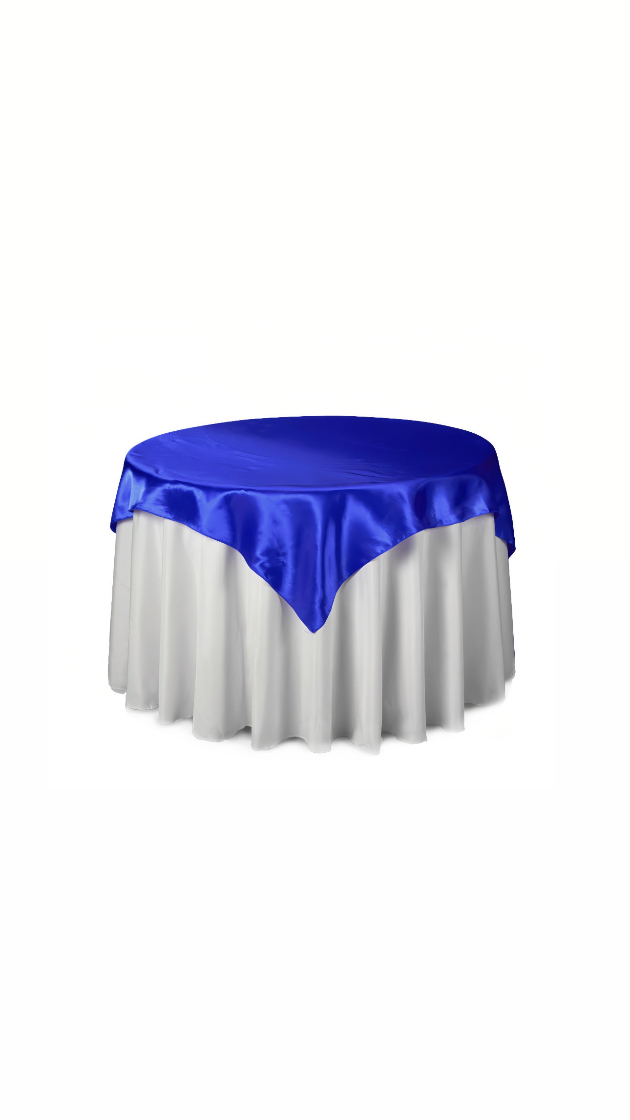 Table Cover Satin Overlay 60” X 60” 12 PCs