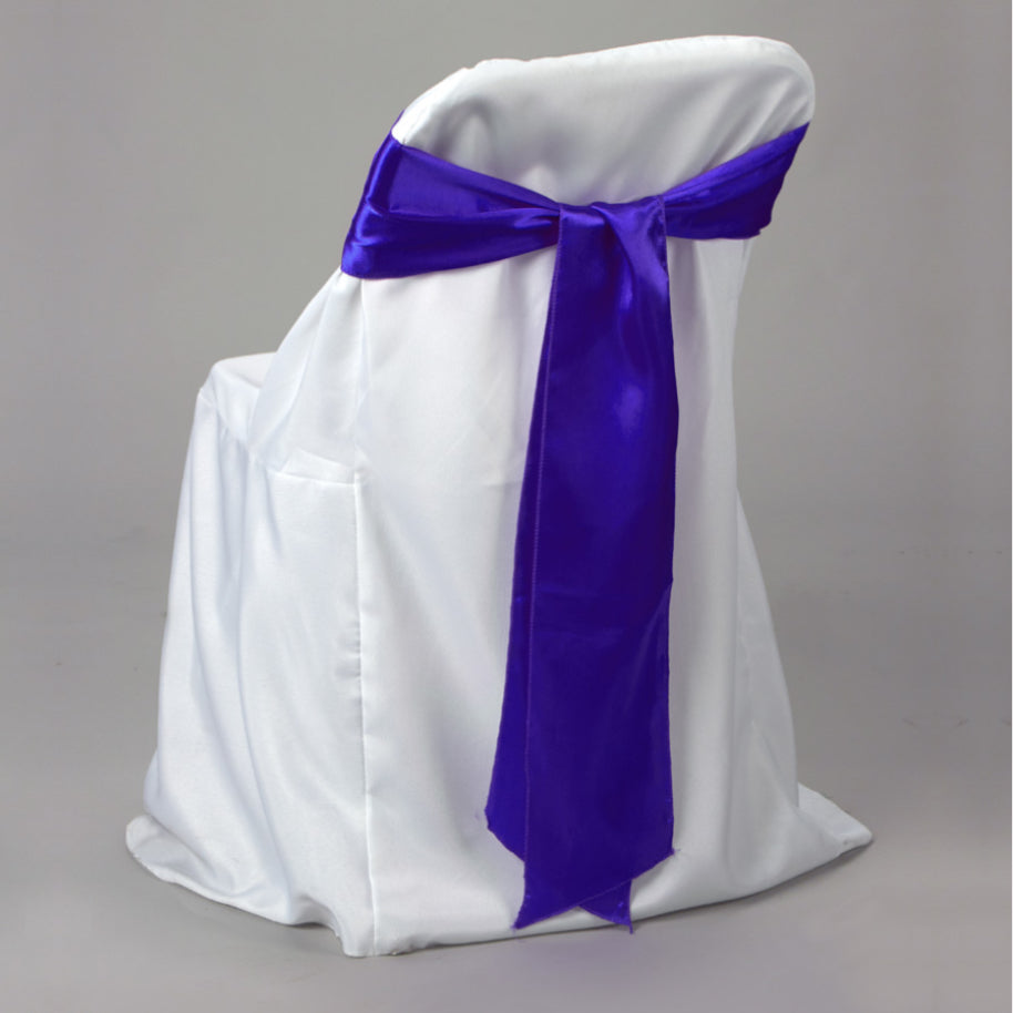 6" X 108 Satin Chair Bow’s 12 Pcs