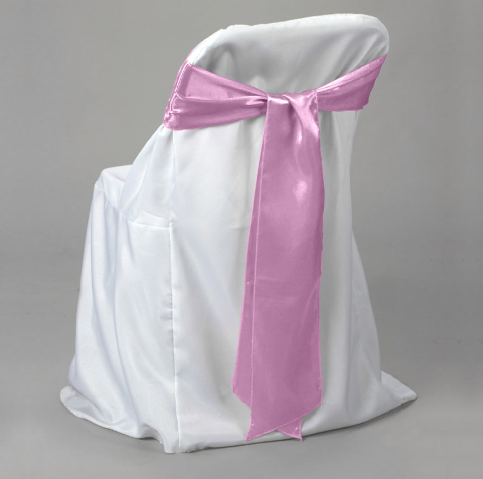 6" X 108 Satin Chair Bow’s 12 Pcs