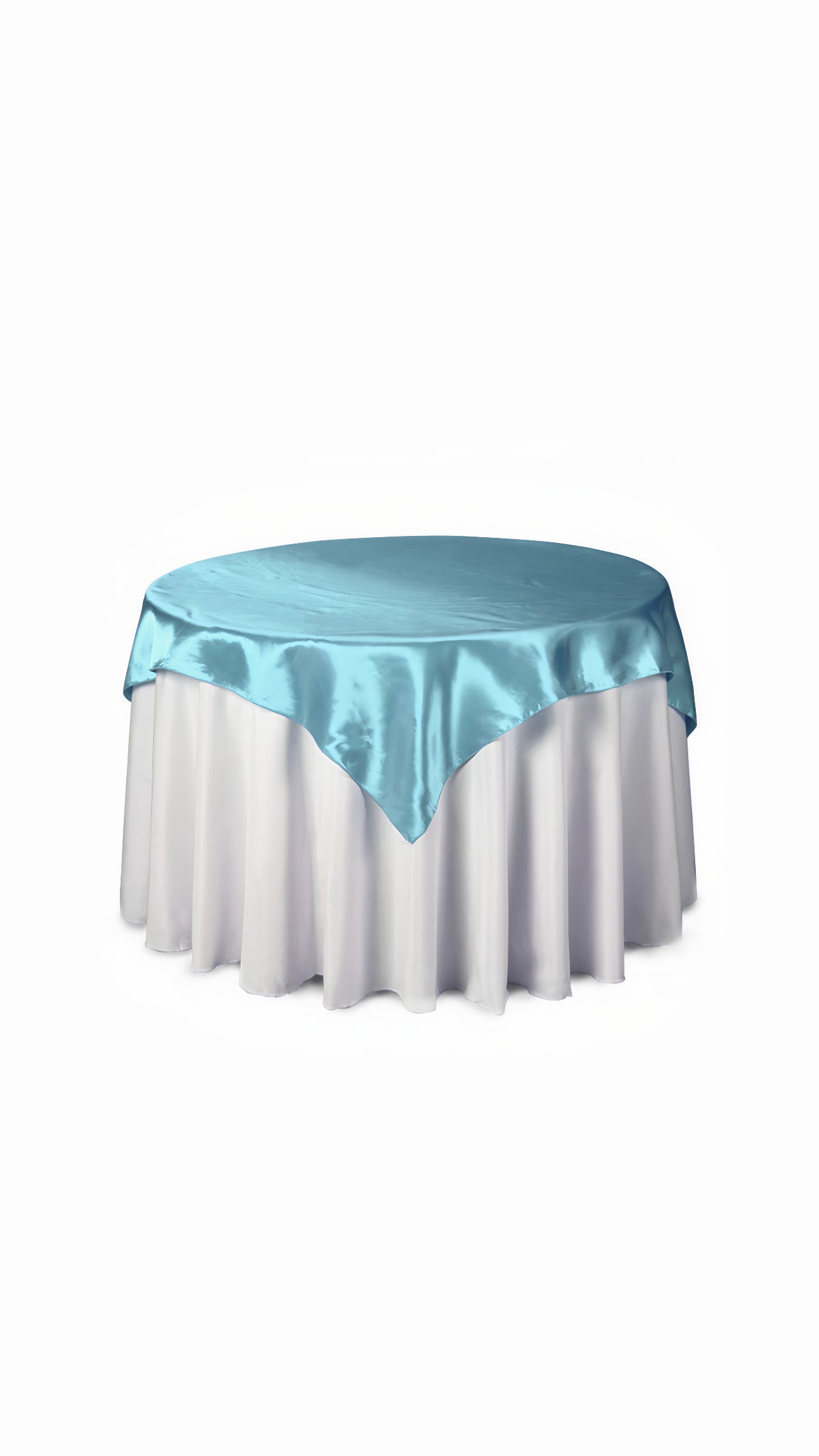 Table Cover Satin Overlay 60” X 60” 12 PCs