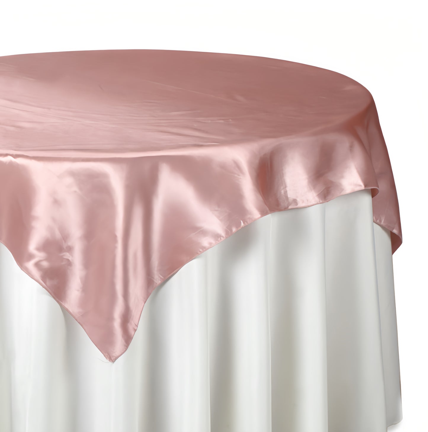 Table Cover Satin Overlay 60” X 60” 12 PCs