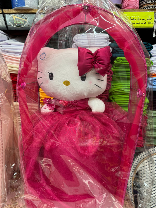 Hello Kitty Quinceañera Doll (Fuchsia)