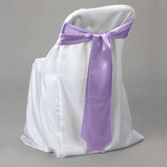 Satin Chair Bow 6" X 108" - Lavender