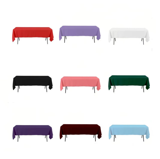 RECTANGLE POLYESTER TABLE COVER’S 60" X 102”