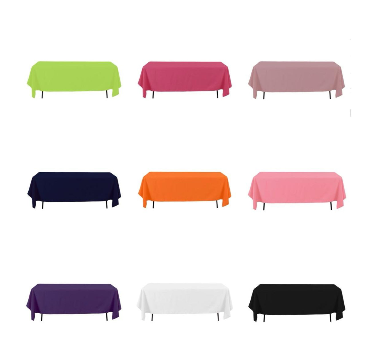 Rectangle Polyester Table Cover’s 60" x 126"