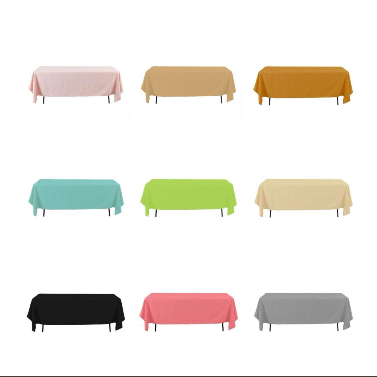 Rectangle Polyester Table Cover’s 60" x 126"