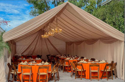 Interlock Fabric Canopy Draping Panels - Not Hemmed For Events